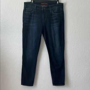 Joe's Jeans Dark Indigo Straight Leg Denim Easy Crop Size w28